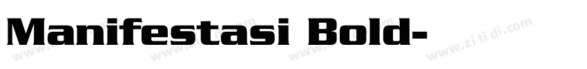Manifestasi Bold字体转换